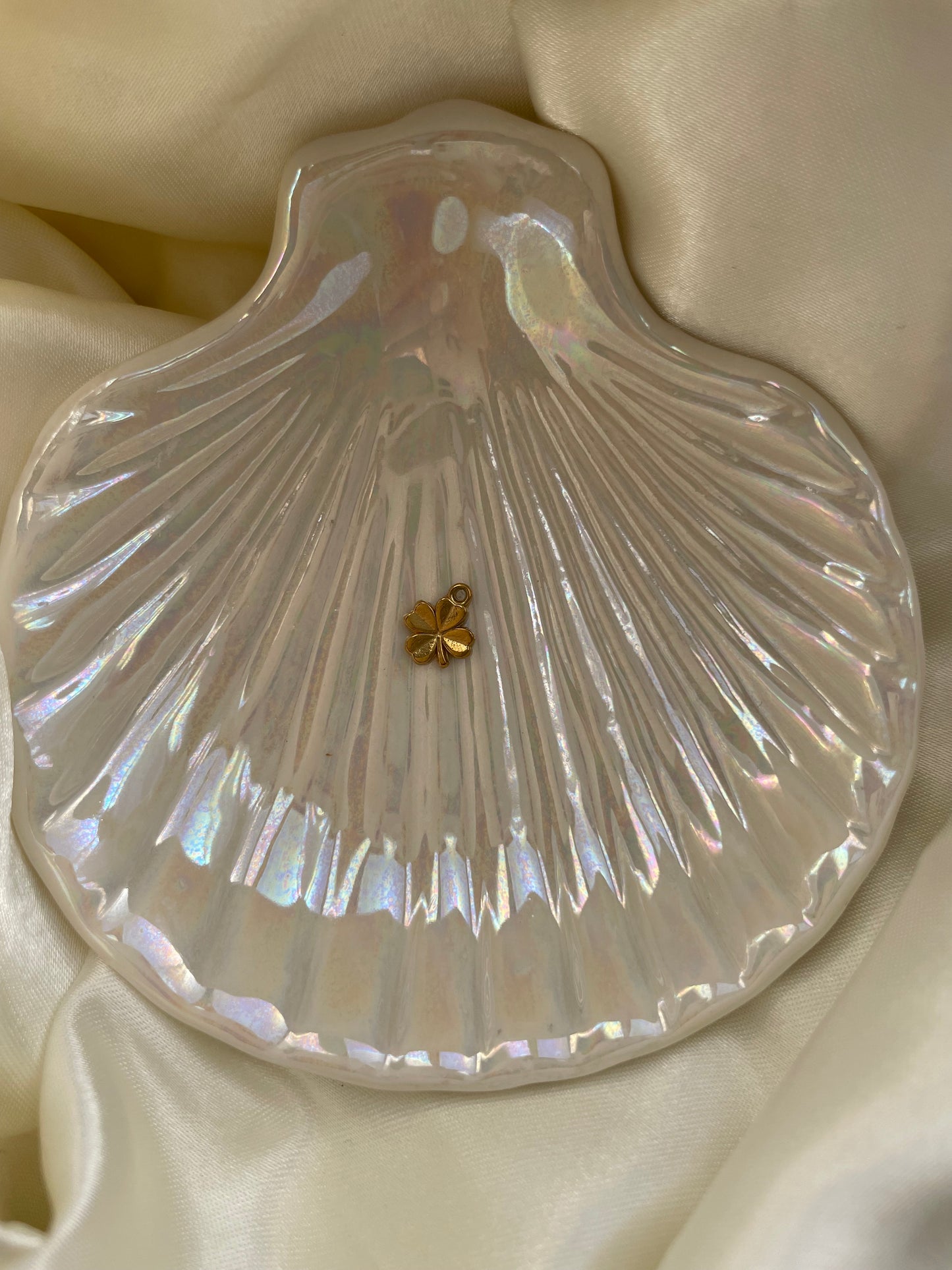 Gold Clover Charm