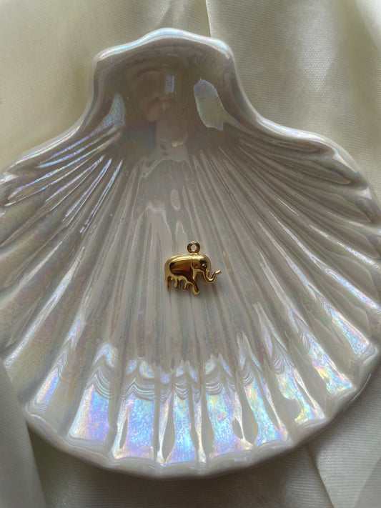Gold Elephant Charm