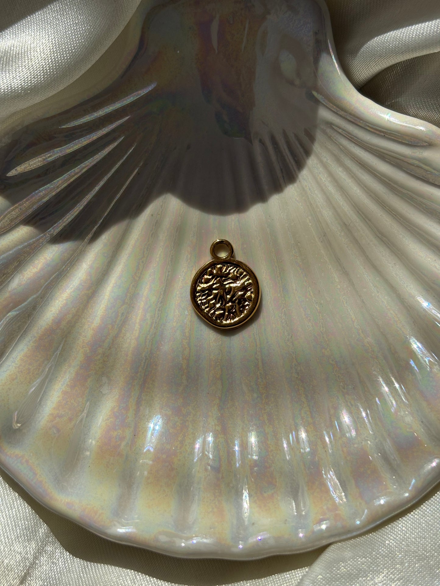 Hammered Coin Charm