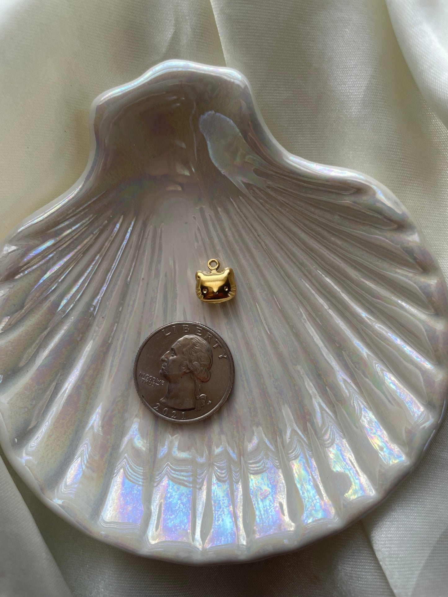 Gold HK Charm