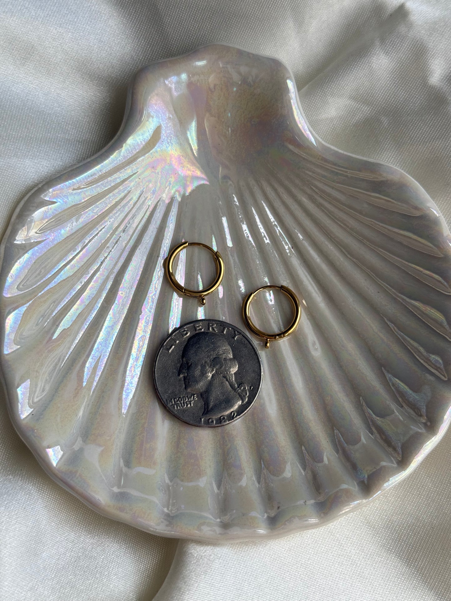 *BLANK* Huggie Hoop Earring