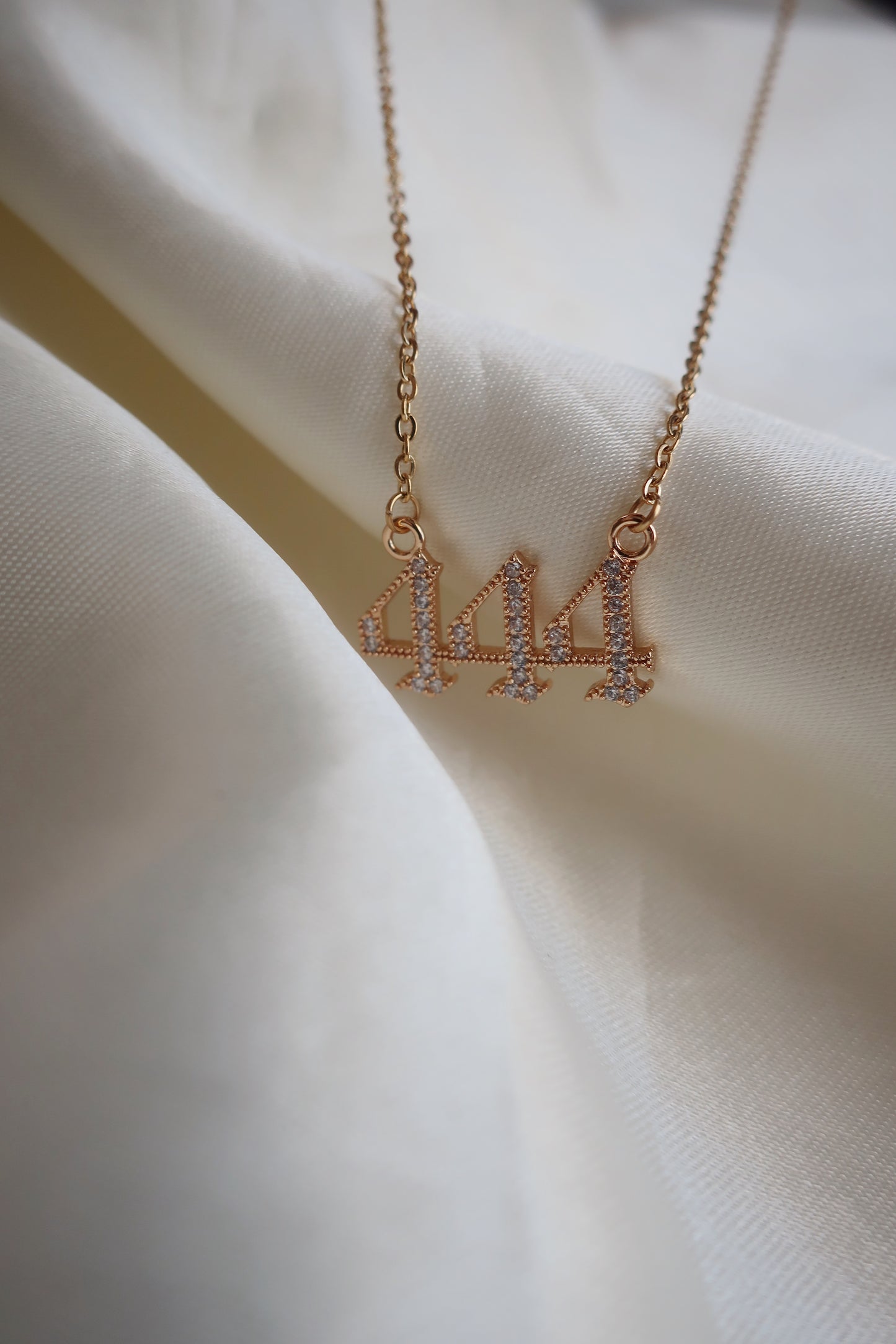 Angel Number + Birthstone Necklace