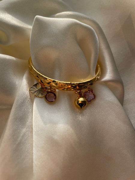 Baby Bell + Heart Bangle