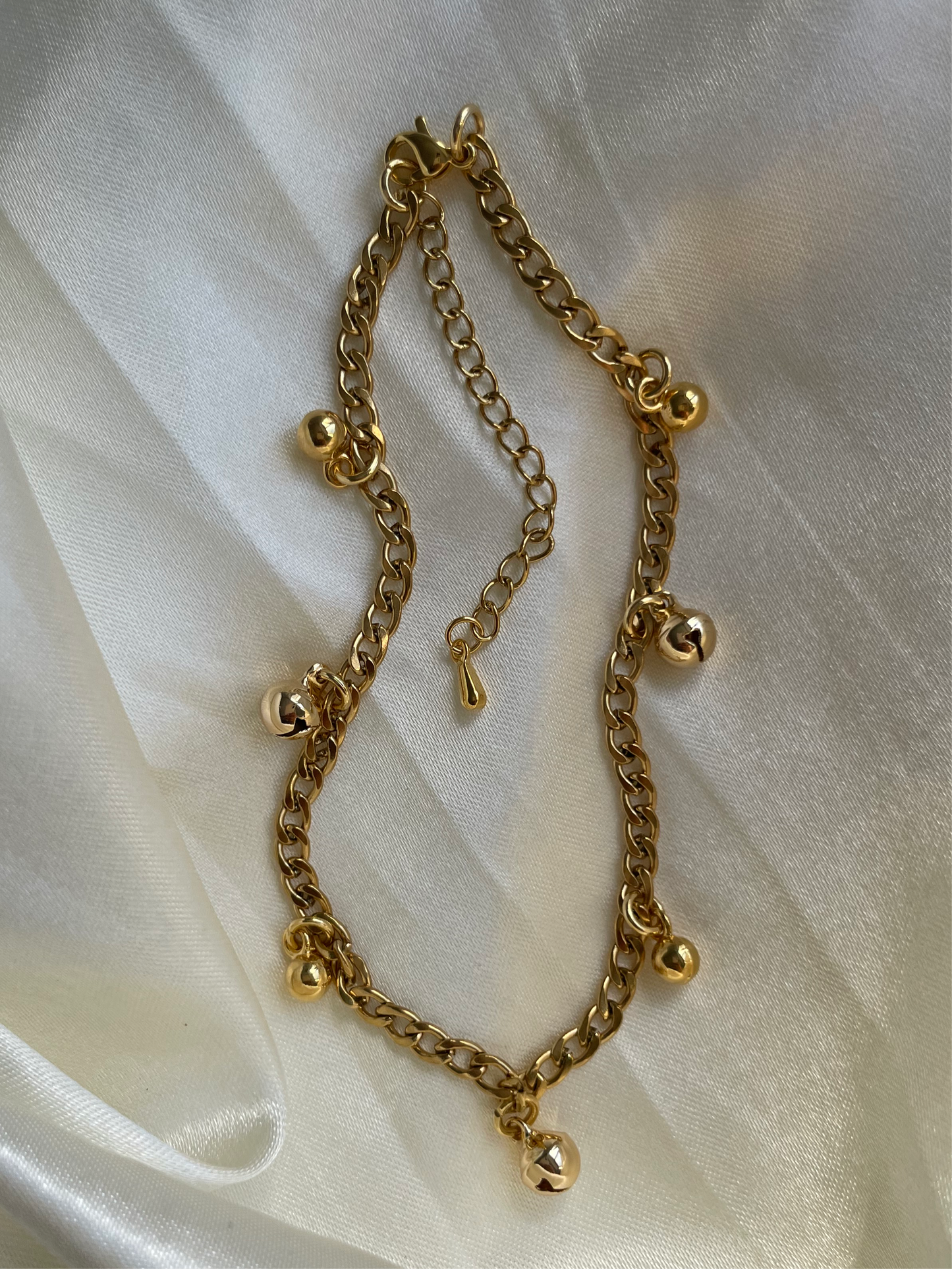 Cuban Link Bell Anklet (Women)