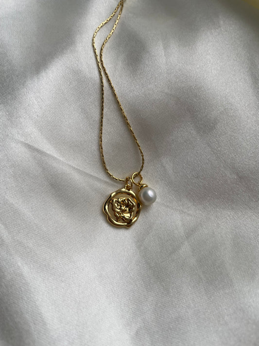 Rose Wax Necklace (Water Resistant)
