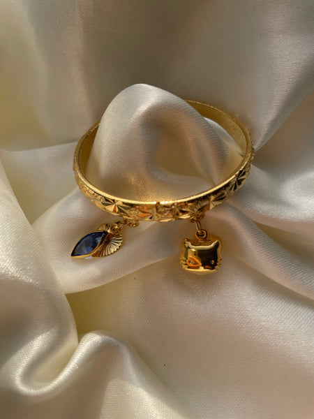 Baby Bell + Heart Bangle