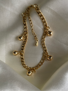 Cuban Link Bell Anklet (Girls)