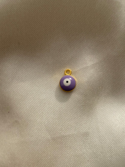 Lavender Evil Eye Charm