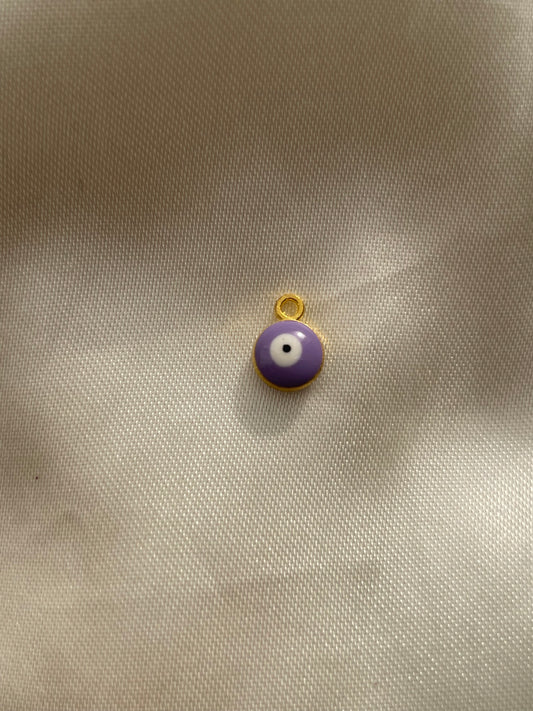 Lavender Evil Eye Charm