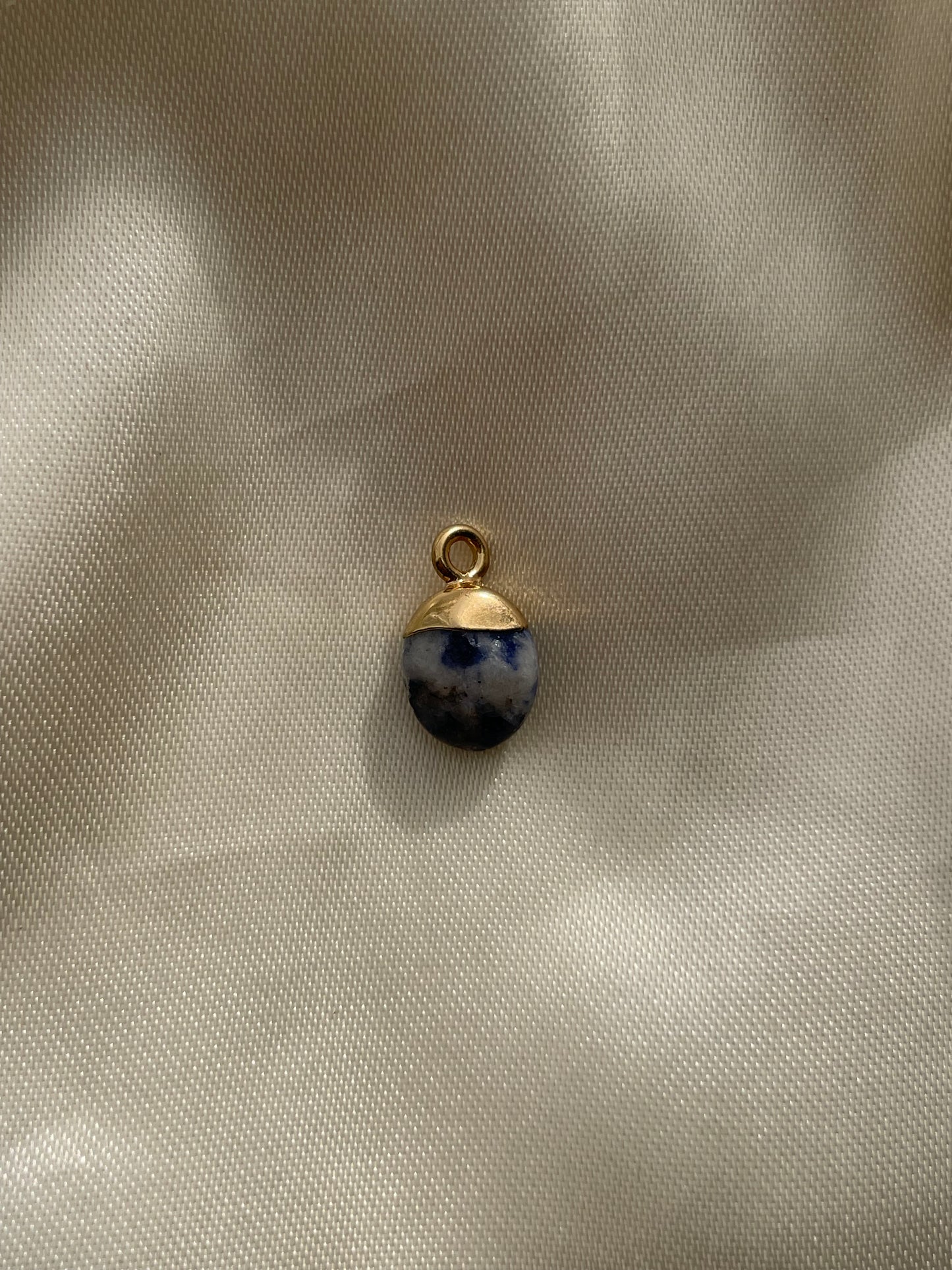 Sodalite Drop Charm