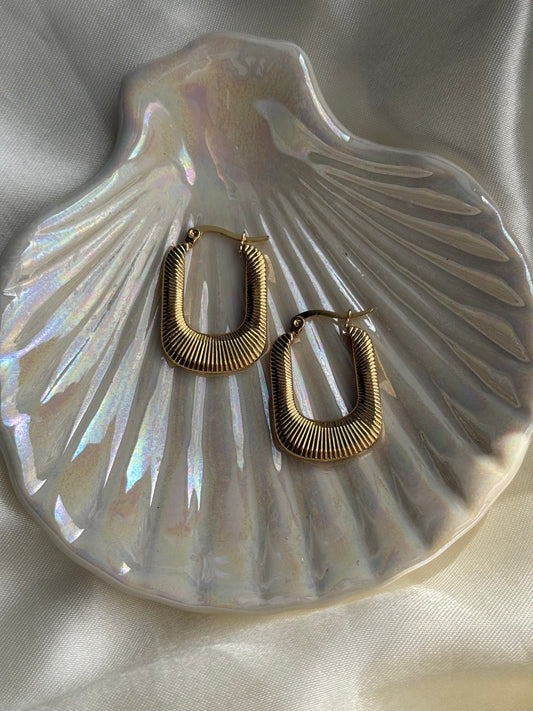 Retro Rectangle Earrings