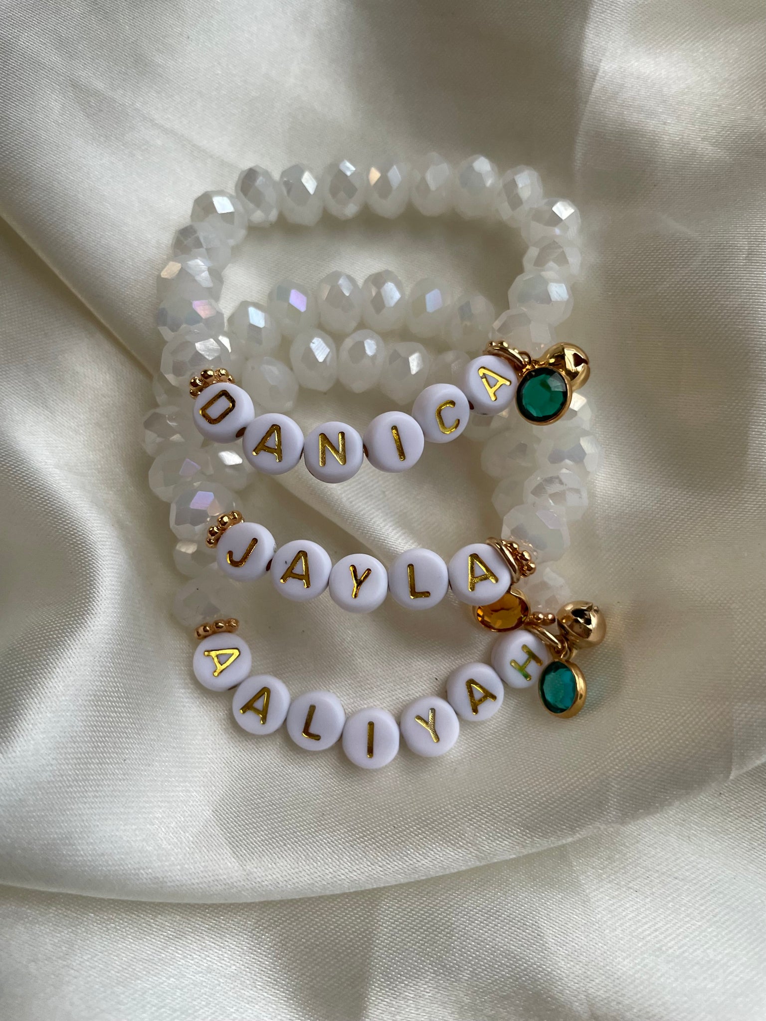 Birthstone Name Bracelet