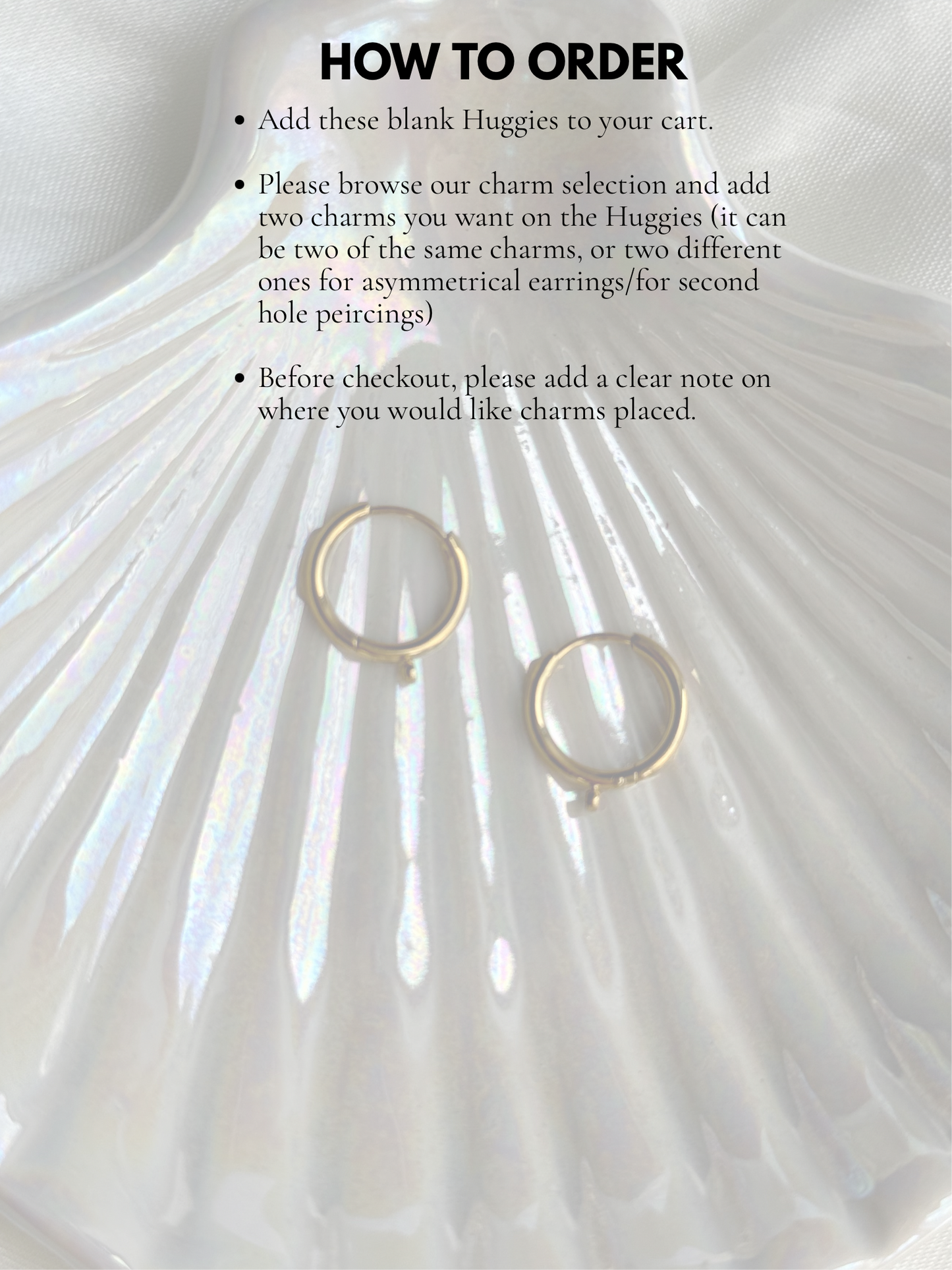*BLANK* Huggie Hoop Earring