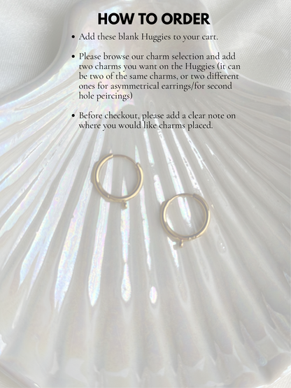 *BLANK* Huggie Hoop Earring